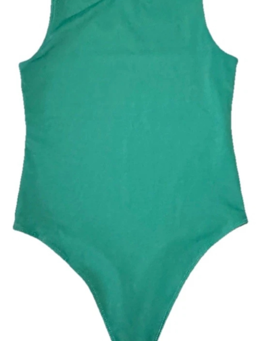 Vitality Balance Athletica Green High Neck Sleeveless Bodysuit Lined SMALL